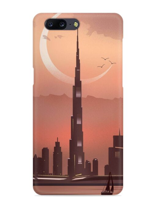 Landmark Burj Khalifa Snap Case for Oneplus 5 Zapvi