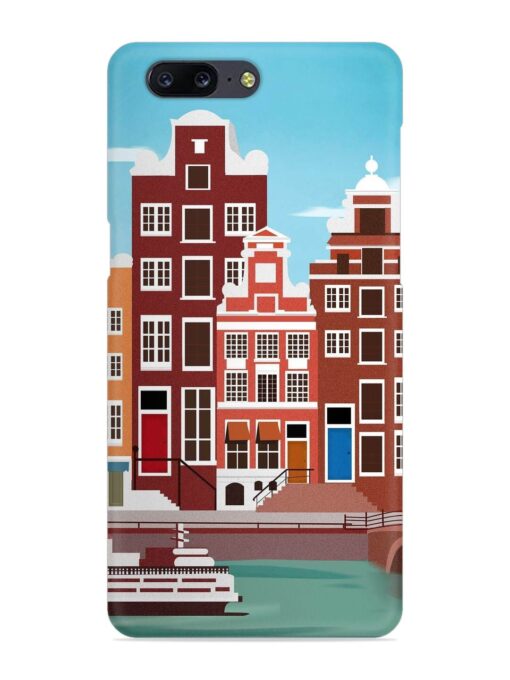 Scenery Architecture Amsterdam Landscape Snap Case for Oneplus 5 Zapvi