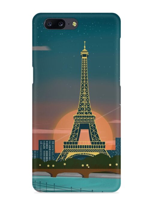 Scenery Architecture France Paris Snap Case for Oneplus 5 Zapvi