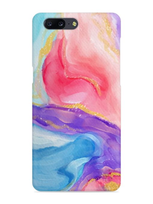 Watercolor Gradient Snap Case for Oneplus 5 Zapvi