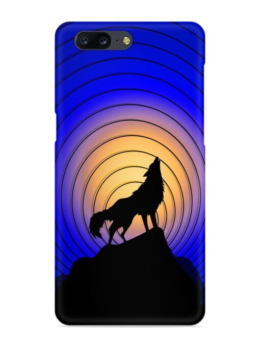 Fox Roaring Design Snap Case for Oneplus 5 Zapvi