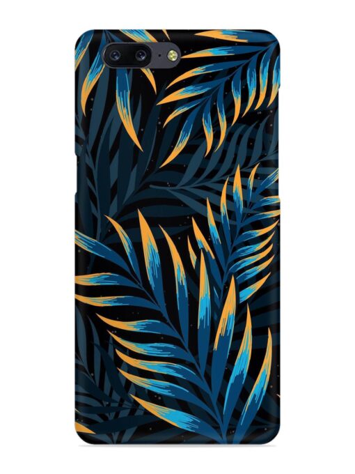 Abstract Leaf Art Snap Case for Oneplus 5 Zapvi