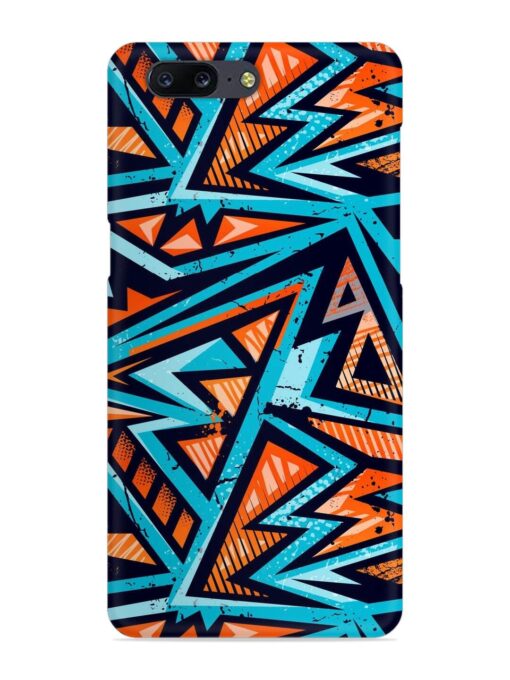 Abstract Seamless Grunge Snap Case for Oneplus 5 Zapvi