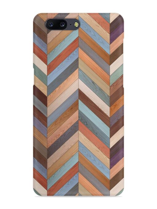 Seamless Wood Parquet Snap Case for Oneplus 5 Zapvi