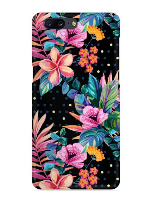 Seamless Floral Pattern Snap Case for Oneplus 5 Zapvi