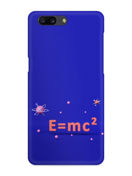 Formula Relativity Equation Snap Case for Oneplus 5 Zapvi