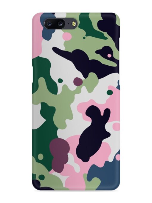 Seamless Funky Camouflage Snap Case for Oneplus 5 Zapvi