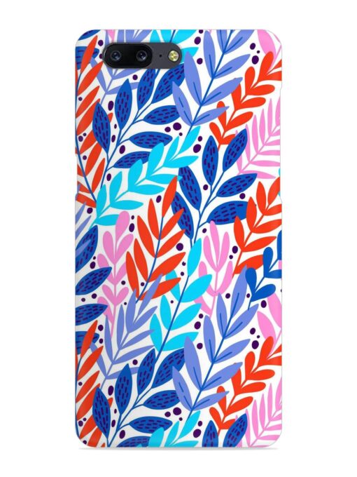 Bright Floral Tropical Snap Case for Oneplus 5 Zapvi