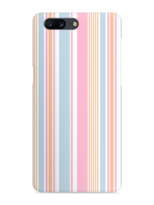 Stripe Seamless Pattern Snap Case for Oneplus 5 Zapvi