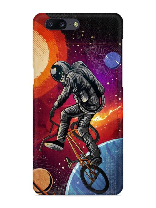 Super Eclipse Bmx Bike Snap Case for Oneplus 5 Zapvi