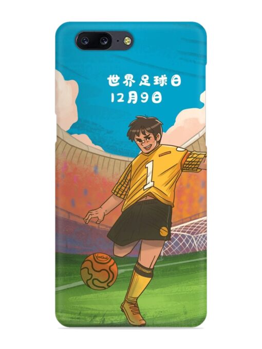 Soccer Kick Snap Case for Oneplus 5 Zapvi