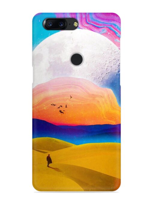 Sandy Desert Snap Case for Oneplus 5T Zapvi