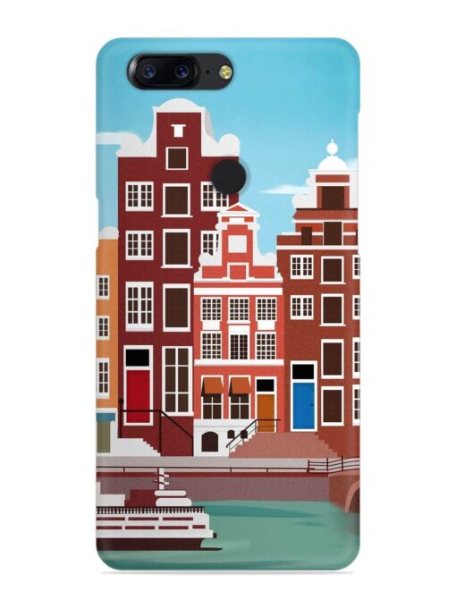 Scenery Architecture Amsterdam Landscape Snap Case for Oneplus 5T Zapvi