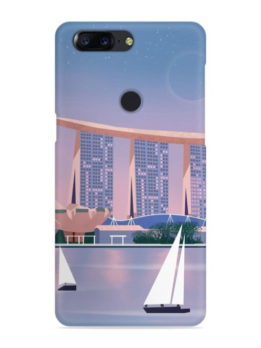 Singapore Scenery Architecture Snap Case for Oneplus 5T Zapvi