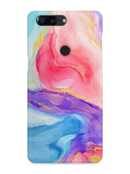 Watercolor Gradient Snap Case for Oneplus 5T Zapvi