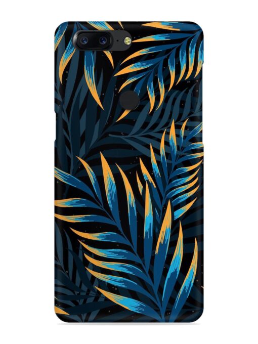 Abstract Leaf Art Snap Case for Oneplus 5T Zapvi