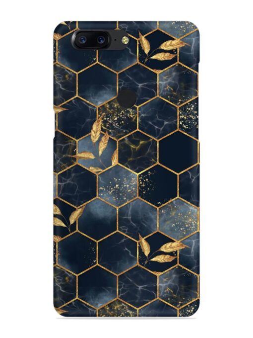 Marble Hexagon Seamless Snap Case for Oneplus 5T Zapvi