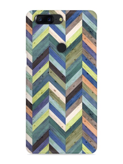 Chevron Random Color Snap Case for Oneplus 5T Zapvi