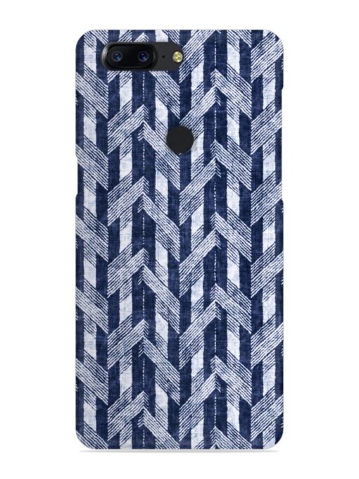 Abstract Herringbone Motif Snap Case for Oneplus 5T Zapvi