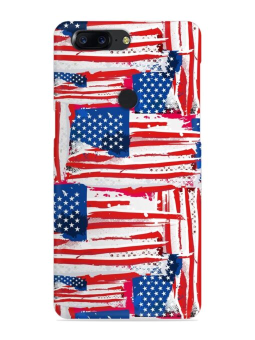 Usa Flag Seamless Snap Case for Oneplus 5T Zapvi