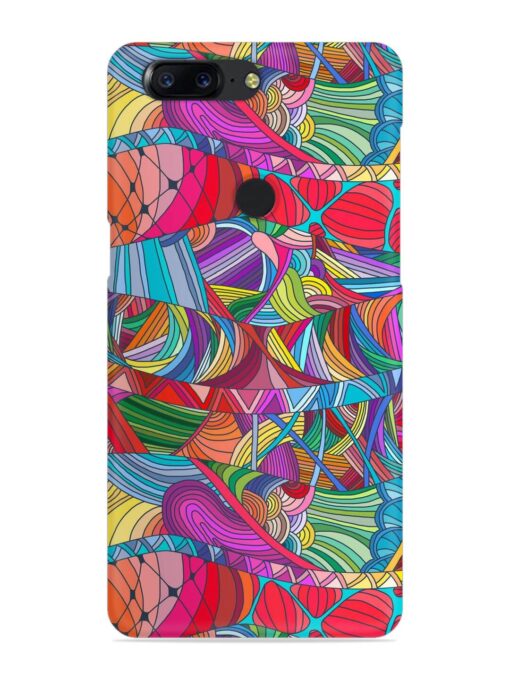 Seamless Patterns Hand Drawn Snap Case for Oneplus 5T Zapvi