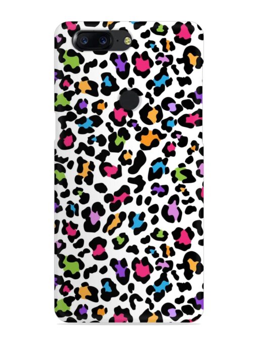 Seamless Leopard Pattern Snap Case for Oneplus 5T Zapvi