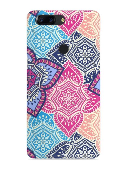 Ethnic Floral Seamless Snap Case for Oneplus 5T Zapvi