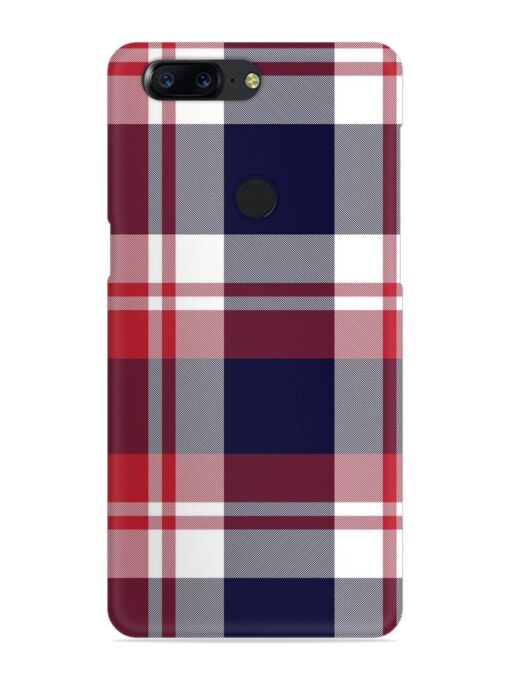 Classic Plaid Tartan Snap Case for Oneplus 5T Zapvi