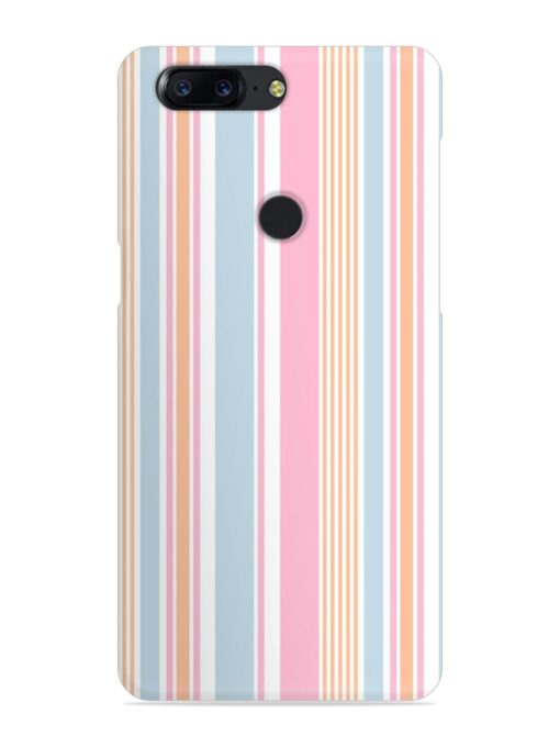 Stripe Seamless Pattern Snap Case for Oneplus 5T Zapvi