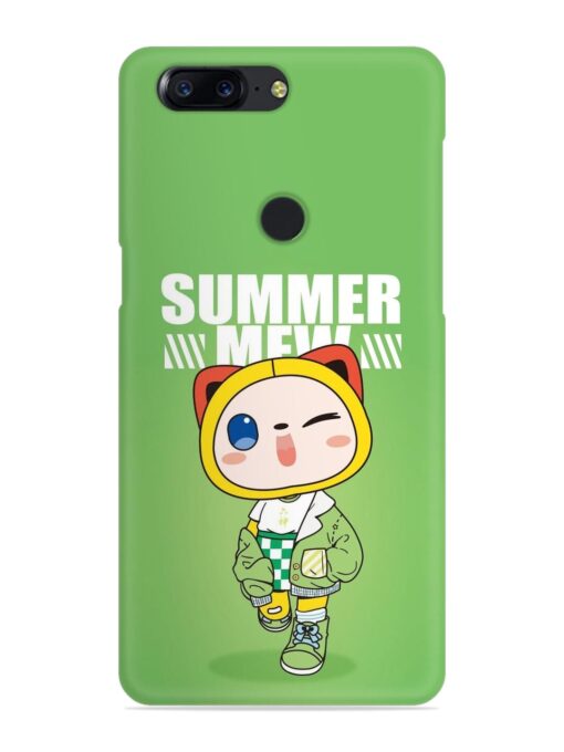 Summer Mew Snap Case for Oneplus 5T Zapvi