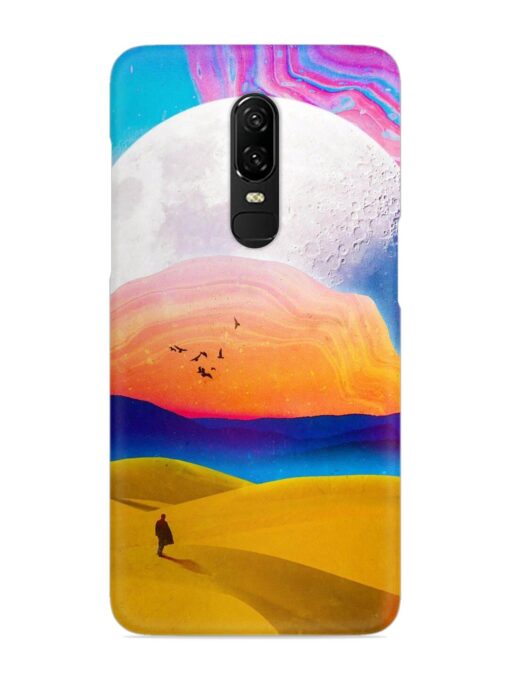 Sandy Desert Snap Case for Oneplus 6 Zapvi