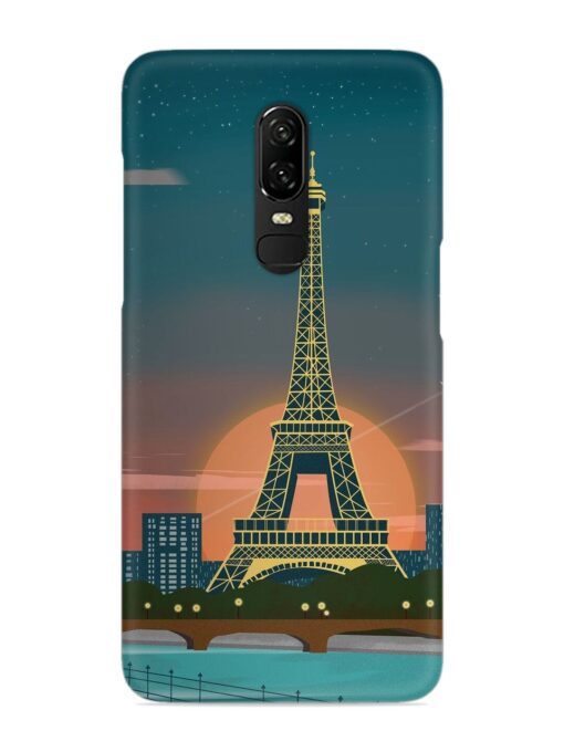 Scenery Architecture France Paris Snap Case for Oneplus 6 Zapvi