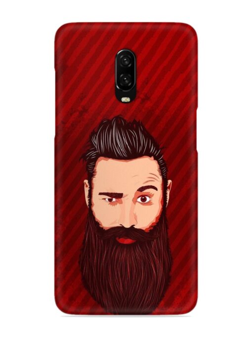 Beardo Man Snap Case for Oneplus 6T Zapvi