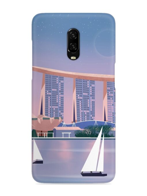 Singapore Scenery Architecture Snap Case for Oneplus 6T Zapvi