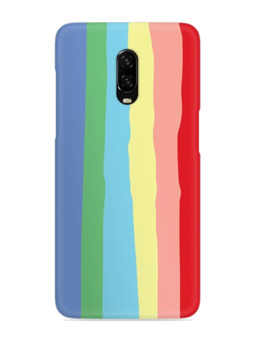 Rainbow Premium Shade Snap Case for Oneplus 6T Zapvi