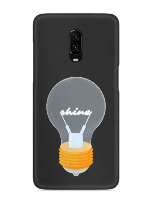 Bulb Background Snap Case for Oneplus 6T Zapvi