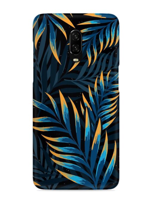 Abstract Leaf Art Snap Case for Oneplus 6T Zapvi