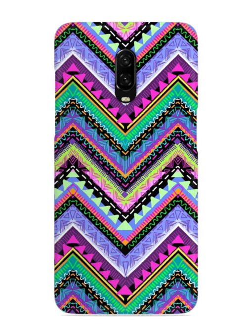 Tribal Aztec Print Snap Case for Oneplus 6T Zapvi