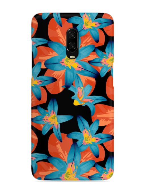 Philippine Flowers Seamless Snap Case for Oneplus 6T Zapvi