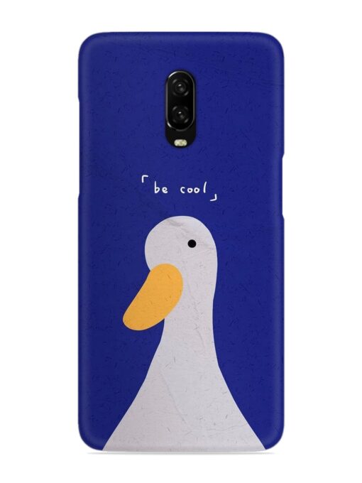 Be Cool Duck Snap Case for Oneplus 6T Zapvi