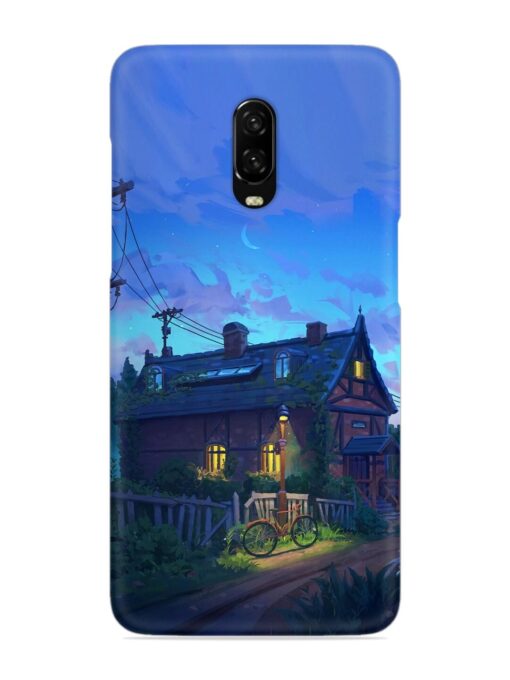 Beautiful Village House Snap Case for Oneplus 6T Zapvi