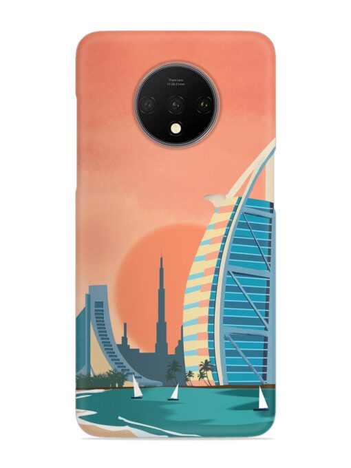 Dubai Architectural Scenery Snap Case for Oneplus 7T Zapvi