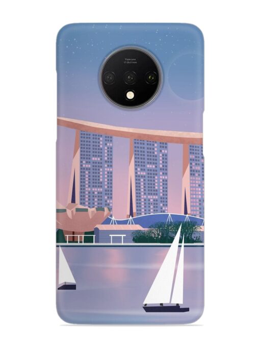 Singapore Scenery Architecture Snap Case for Oneplus 7T Zapvi