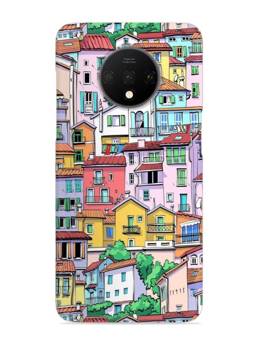 Europe Old Town Snap Case for Oneplus 7T Zapvi