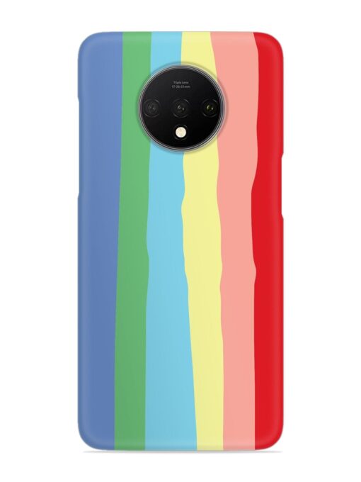 Rainbow Premium Shade Snap Case for Oneplus 7T Zapvi