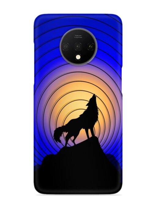 Fox Roaring Design Snap Case for Oneplus 7T Zapvi