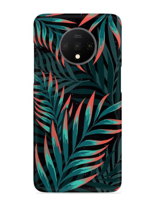 Green Leaf Art Snap Case for Oneplus 7T Zapvi