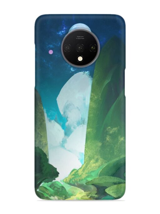 Abstract Art Of Nature Snap Case for Oneplus 7T Zapvi