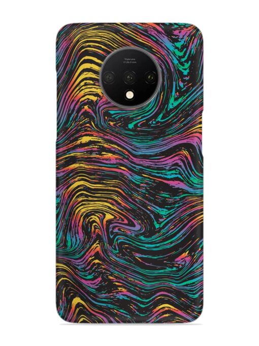 Abstract Liquid Colors Snap Case for Oneplus 7T Zapvi