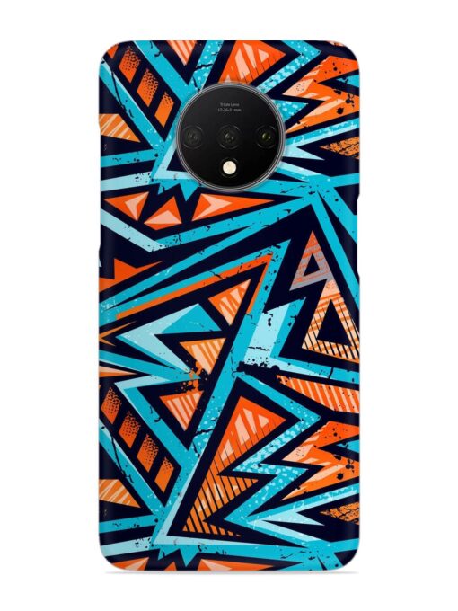 Abstract Seamless Grunge Snap Case for Oneplus 7T Zapvi